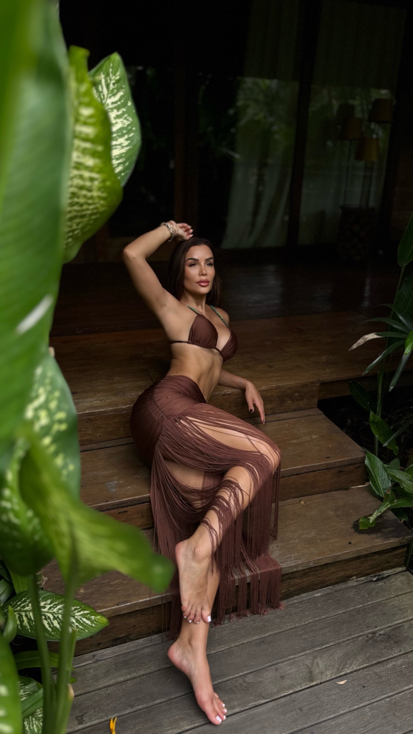Taina Skirt - Brown
